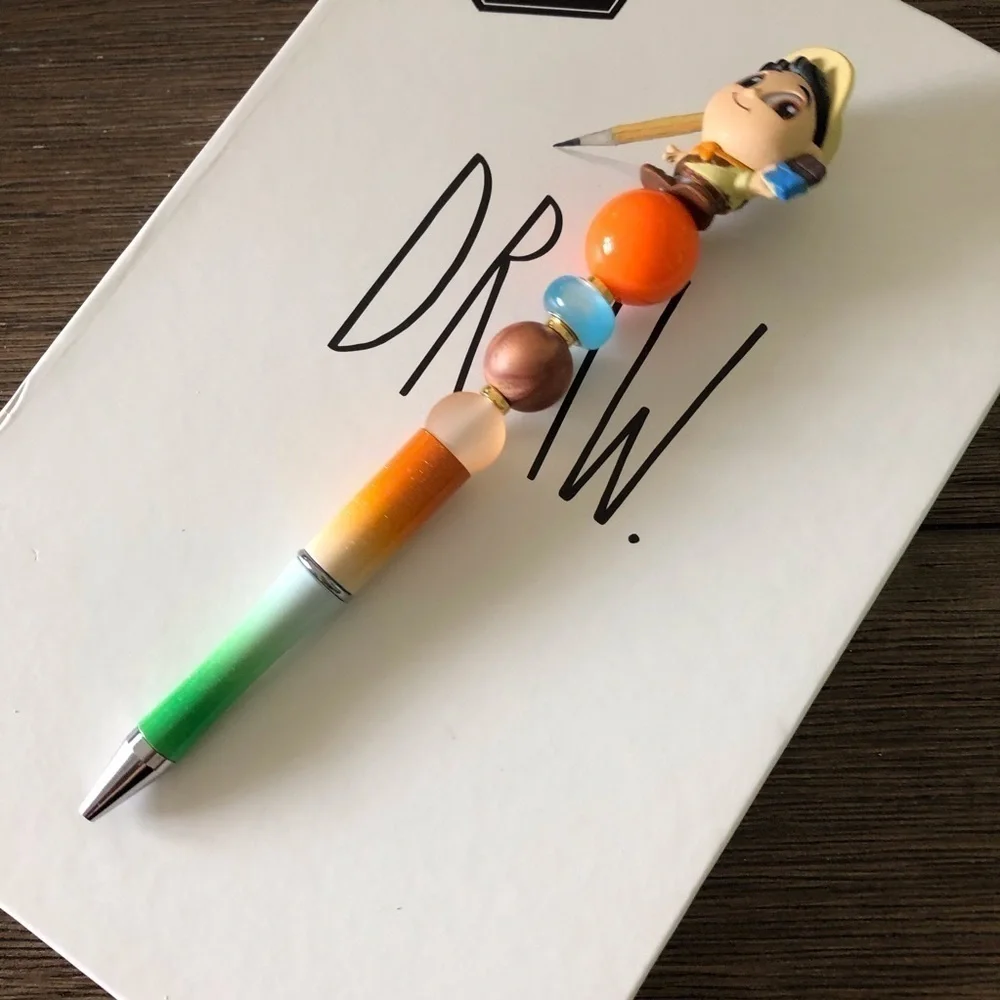 Disney Doorables: Up: Russell handmade beaded pen